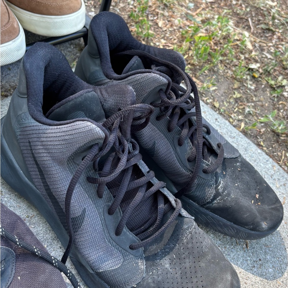 Black Nike sneakers